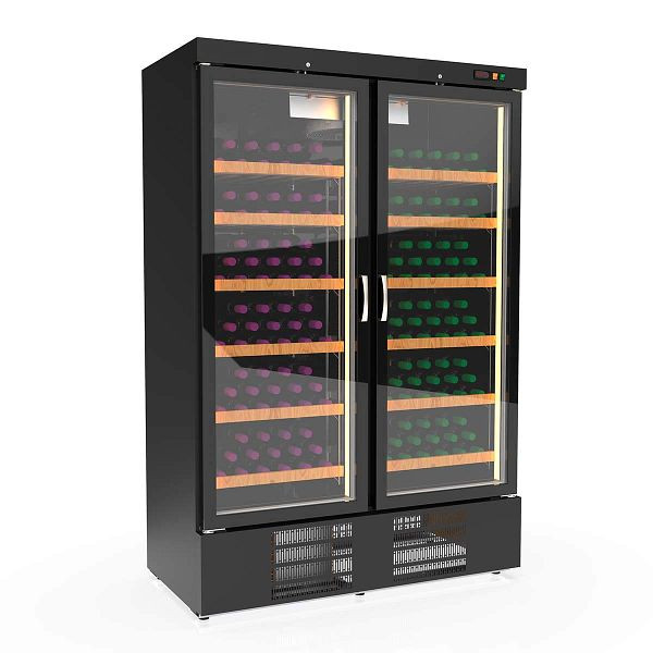 Vaiotec TOPLINE 750 Weinkühlschrank Schwarz, 1201 Liter, 210 Flaschen, Breite: 1370 mm, 11656