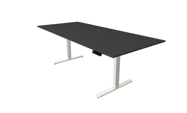 Kerkmann Steh-/Sitztisch Move 3 2250 X 1000 elektrisch höhenverstellbar von 720-1200 mm, Anthrazit, 10385013
