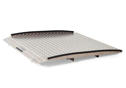 DENIOS Auffahrrampe aus Aluminium, B 908 x T 933 mm, 216658