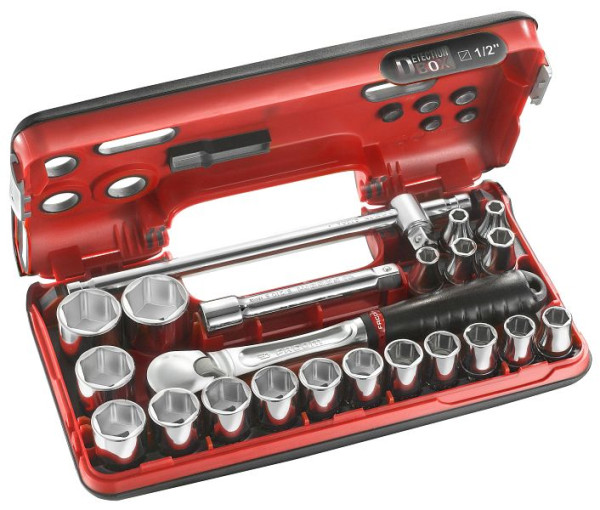 Facom Steckschlüssel-Set 1/2" D-Box, 22-teilig, SL.DBOX4