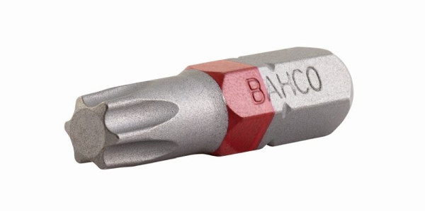 Bahco 10x 1/4" Bits, T10, 25 mm, Farbkodierung, 59S/T10CS
