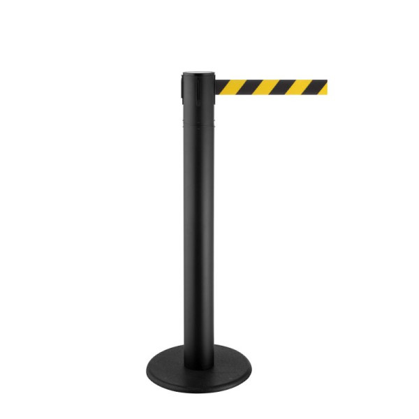 Stein HGS Personenleitsystem 'P-Line 360 Long' aus Metall, schwarz, drehbarer Kopf, schwarz/gelb, 10 m, 65861.0005