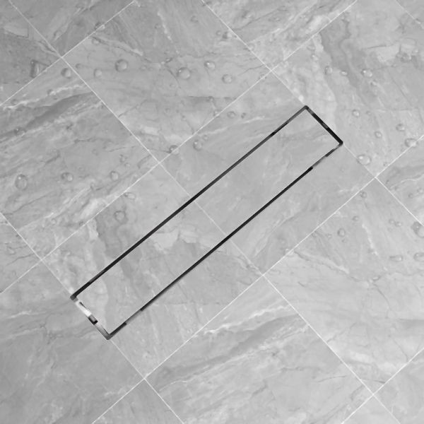 vidaXL Duschrinne 630x140 mm Edelstahl, 142172, 8718475978930