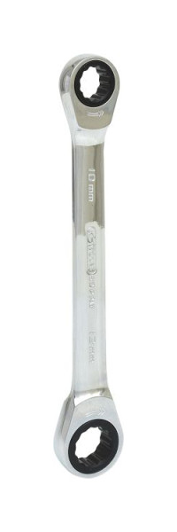 KS Tools GEARplus Doppel-Ratschenringschlüssel, 10x13mm, 503.4512