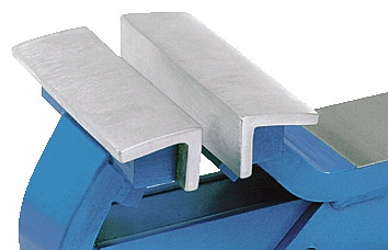 KUKKO Schraubstockbacken aus Aluminium, Breite der Schraubstockbacken: 115 mm, VE: 5 Stück, 550-115
