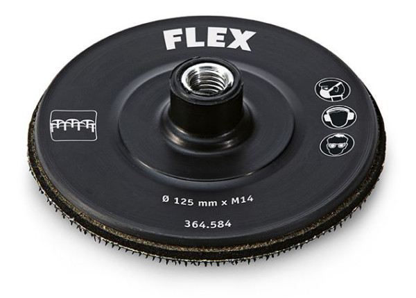 FLEX Schleifteller mit Klettbelag "Hook" SP D125 H M14, 364584