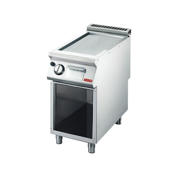 Gastro M Gasgrillplatte GM70/40FTGS, glatt, 12 kW, 40 x 70 cm, Erdgas, 700-Serie, GN005