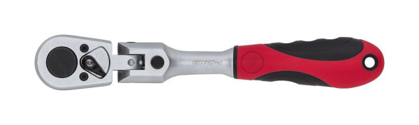 GEDORE red 2K-Gelenk-Bitknarre L/R. 1/4", umschaltbar, Länge 163mm RSW5°, 3300160