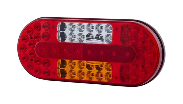 HELLA VALUEFIT Heckleuchte, Valuefit, LED, 24/12V, Anbau/geschraubt, Lichtscheibenfarbe: mehrfarbig, Stecker: offene Kabelenden, rechts, 2VP 357 017-021