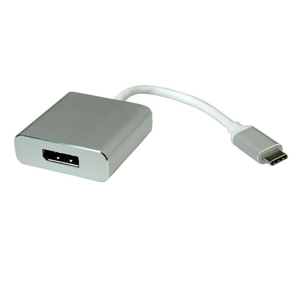 ROLINE Display Adapter USB Typ C - DisplayPort Version 1.2, ST/BU, 12.03.3220