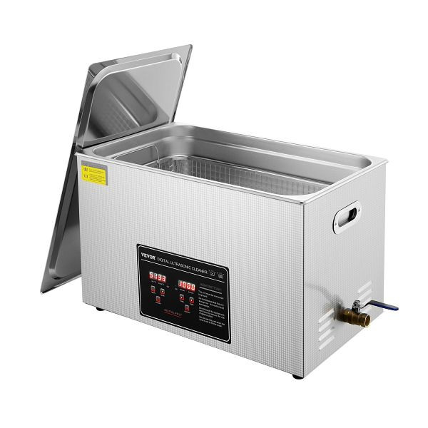 VEVOR Ultraschallreiniger Edelstahl 752 W, 30 L digitale Anzeige 0-30 Min, Reinigung Ultraschall für Schmuck, Brillen, Uhren, SXCSBQXJ30L004J75V2