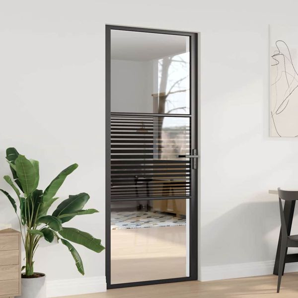 vidaXL Innentür Schwarz 83 x 201.5 cm, 42012454, 8721288679031