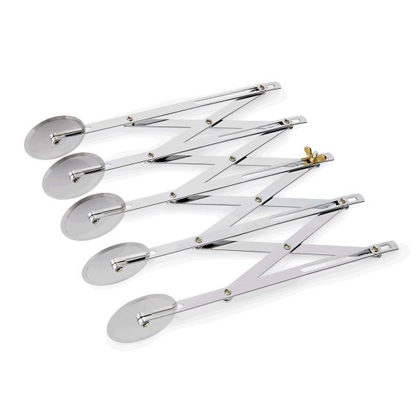 WAS Teigschneider, fünf Rädchen, 24,5 cm, Edelstahl, 1507005