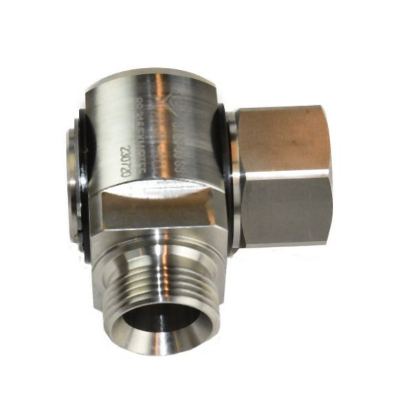 Ebinger Drehgelenk (Edelstahl) 1'' AG - 1'' IG, max. 200bar, 90°, Dichtung NBR/PTFE, 130.520