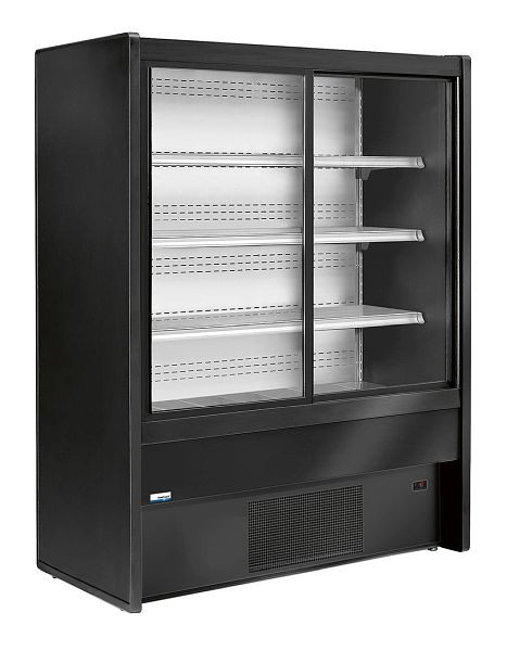 NordCap COOL-LINE Wandkühlregal CHAMONIX-T 100, für Take-Away Kühlprodukte und Getränkekühlung, steckerfertig, Umluftkühlung, 506030100