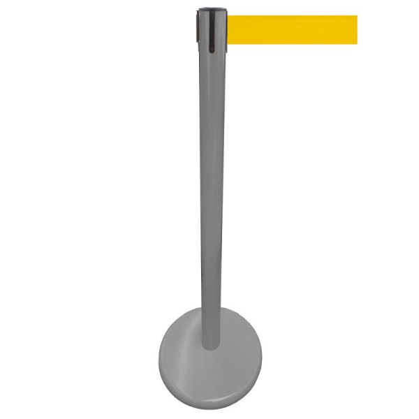 Stein HGS Personenleitsystem -P-LINE Future-, Metall/ anthrazit, signalgelb, mit magnetischem Gurtendstück, 12792-1204