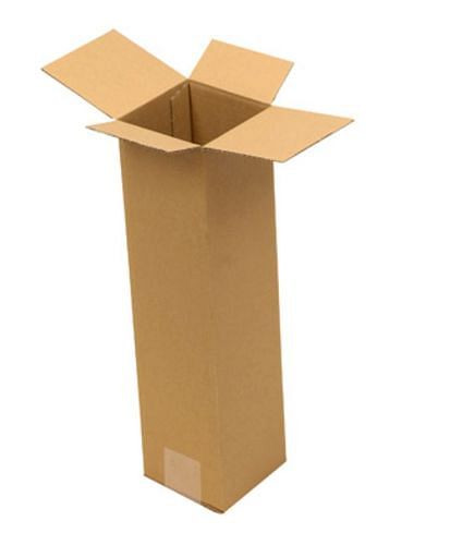 TransPak Wellpapp-Faltkarton 1-wellig, Innenmaß 108 x 108 x 430 mm, Format A2, Qualität 1.20B, VE: 50 Stück, 299204