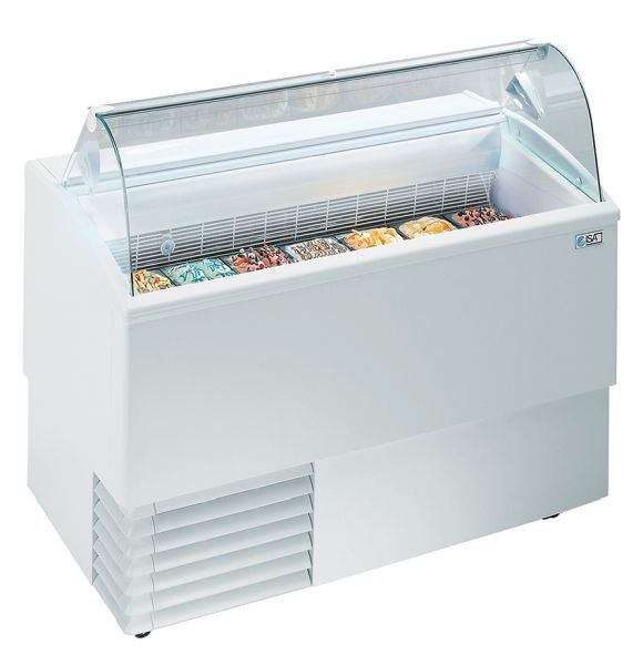 ISA Speiseeisvitrine ISETTA TP LX 7R, steckerfertig, statische Kühlung, 4530231007001