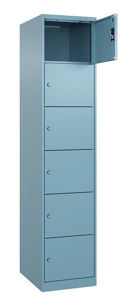 C+P Schließfachschrank Evolo PLUS, 6 Fächer, 1850x400x500mm, 0010/0010, 049000-126 S10021