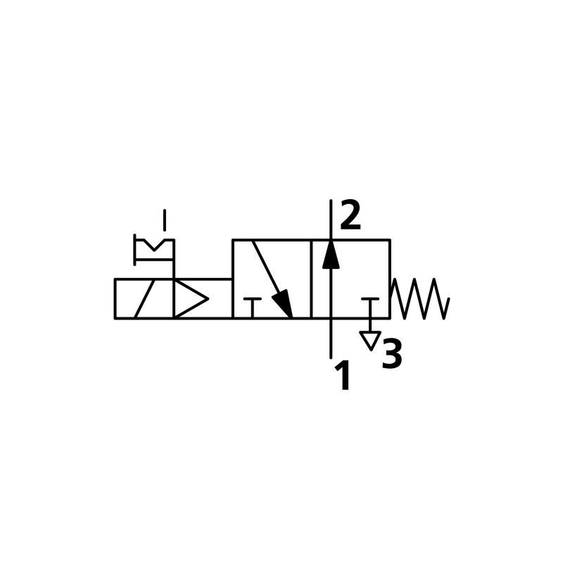 FESTO Magnetventil - 5/2-Wege - monostabil/bistabil - pneumatisch betätigt - Preis per Stück FESTO Magnetventil - 5/2-Wege - monostabil/bistabil - pneumatisch betätigt - Preis per Stück