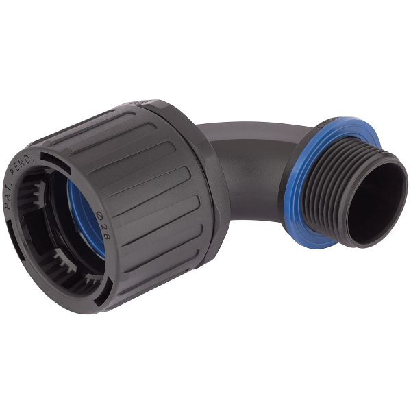 LAPP Winkel-Schlauchverschraubung SILVYN® FPAX 90° M50X1,5 / 54, grau, 55507318