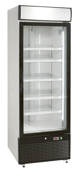 NordCap Gewerbetiefkühlschrank TKU 440 G-LED, für Take-Away Kühlprodukte und Getränkekühlung, steckerfertig, Umluftkühlung, 435225001