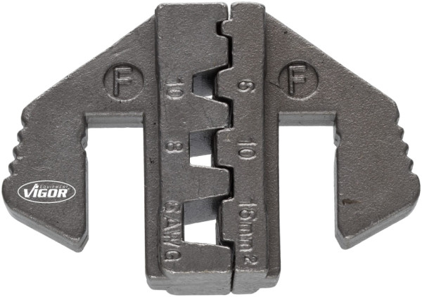 VIGOR Crimp-Einsatz F: für Aderendhülsen über 6,0 mm2, V2499-F