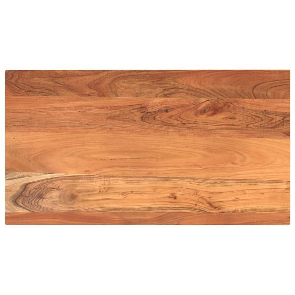 vidaXL Tischplatte 110x70x2,5 cm Rechteckig Massivholz Akazie, 370936