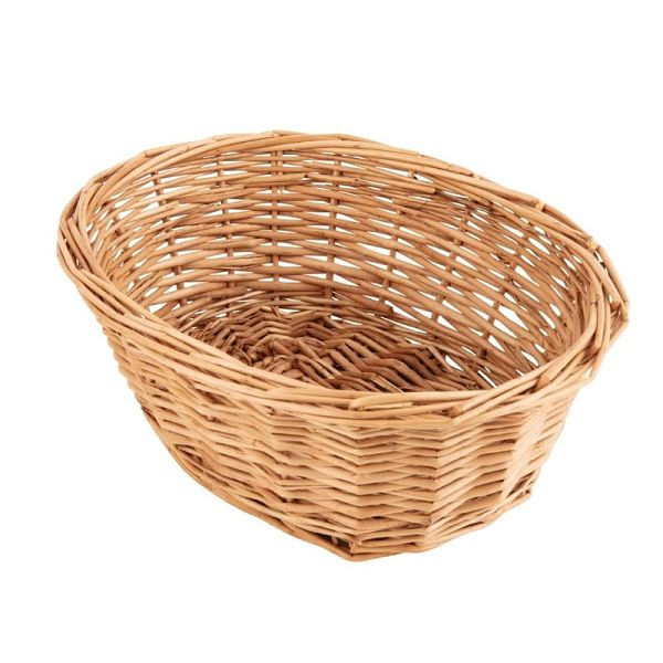 Olympia ovaler Brotkorb Weide 23 x 18,5cm, rustikales Design, P764