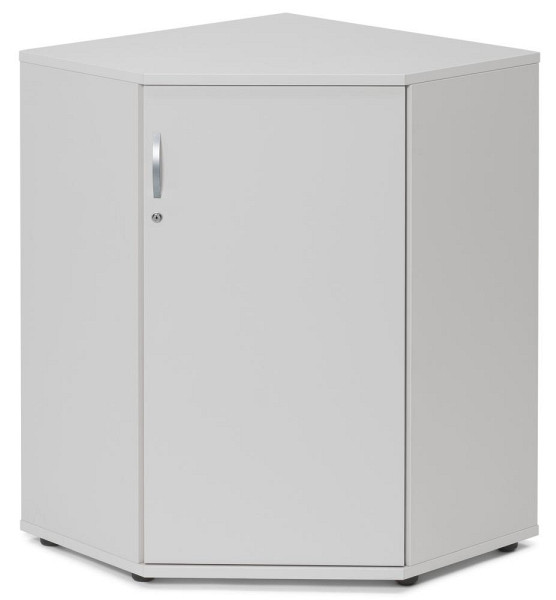 Deskin Eckschrank MULTI M pro, Dekor: Lichtgrau, BxHxT: 800 x 1110 x 800 mm, 258441