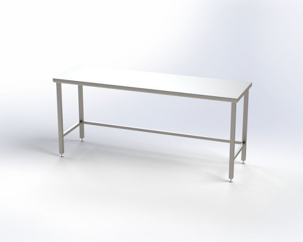 KEK Reinraumtisch mit glatter Arbeitsplatte, BxTxH: 1000 x 800 x 900 mm, 5372228700