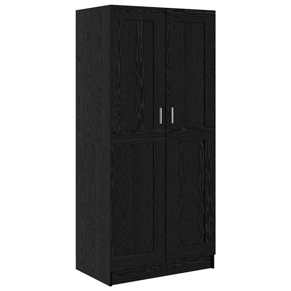 vidaXL Kleiderschrank Schwarz Eichen-Optik 82,5 x 51,5 x 180 cm, 875163