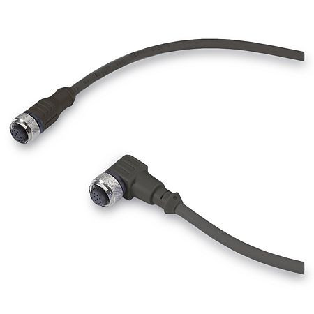 Ganter Kabel mit Anschlusskupplung M12x1 (GN 330-M12X1-4-G-5), VE: 5 Stück, 330-M12X1-4-G-5