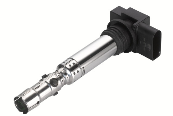 HELLA Zündspule, 12V, 4-polig, Kerzenschachtzündspule, gesteckt, 5DA 193 175-901