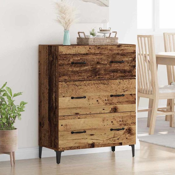 vidaXL Sideboard Altholz 69.5 x 34 x 90 cm Holzwerkstoff, 880643