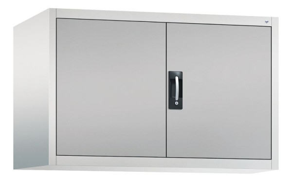 C+P Aufsatzschrank Acurado, H790xB1200xT600mm, Farbe: Lichtgrau / Weißaluminium, Muldengriff, 9495-000 S10000