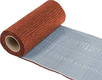 Iwetec Wand- und Kaminanschluss WK Alu Stretch, rot / 300 mm x 5 m, VE: 5 m, 12010170