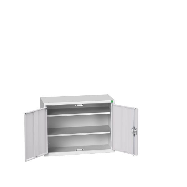 bott verso Economy Schrank, mit 2 Fachböden, BxTxH: 800 x 350 x 600 mm, Lichtgrau / Lichtgrau, 16929102.16