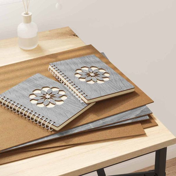 vidaXL Dekoplatten 50 pcs Grau Sonoma 30 x 42 x 0.3 cm Holzwerkstoff, 885594