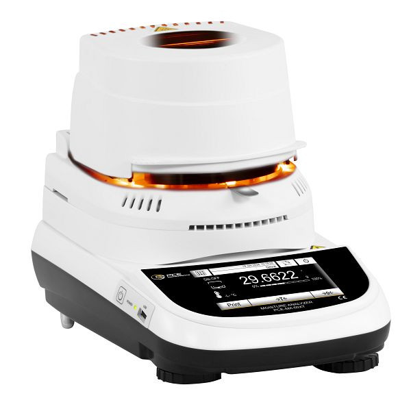 PCE Instruments Hochpräzise Feuchtebestimmerwaage, Messbereich (max) 60 g, PCE-MA 60XT