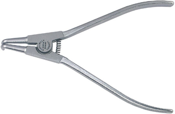 STAHLWILLE Sicherungsringzange für Außenringe Nr.6546 Größe A 21 Länge 170 mm Spitzen-⌀ 1,8 mm Kopf mattverchromt Griffe verchromt kariert, 65464021