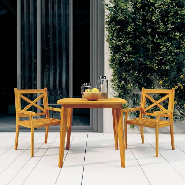 vidaXL Gartentisch 85x85x75 cm Massivholz Akazie, 310300