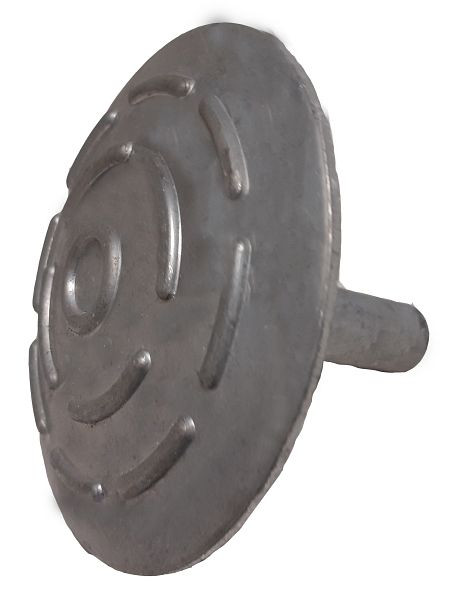 Schake Alumarkierungsnagel, Ø 100 mm, zum Aufkleben mit Schaft zum Einsetzen, ohne Reflexlinsen, 39129