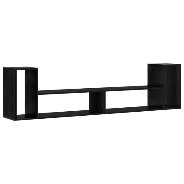 vidaXL TV-Schränk 100 x 30 x 50 cm Schwarze Eiche Holzwerkstoff, 8010912
