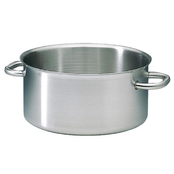 Matfer Bourgeat Excellence Schmortopf 12,8L, Edelstahl, geeignet für alle Kochoberflächen, K792