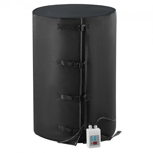 VEVOR 55Gal Fassheizung 1300W -17,78-62,78°C Einstellbar unabhängiges Thermostat, TJRT55JL1300L2AWXV2