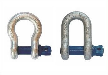 SHT Hochfeste Schäkel HC2, geschweift/Bolzen/Mutter/Splint, Last/Nenngröße in Zoll: 55000 kg/2 1/2, 7049262