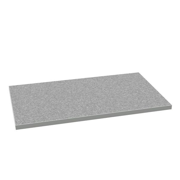 bott cubio Schrankauflage direktbeschichtet, umlaufend 2mm ABS-Kante, BxTxH: 1300x750x20mm, RAL 7035, Lichtgrau, 41201021.16M