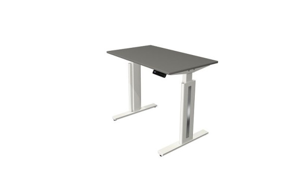 Kerkmann Sitz-/Stehtisch Move 3 fresh, B 1000 x T 600 mm, elektrisch höhenverstellbar von 720-1200 mm, grafit, (Montage), 10183412-1