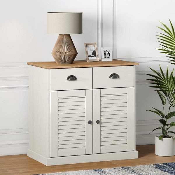 vidaXL Sideboard mit Schubladen VIGO 78x40x75 cm Massivholz Kiefer, 353203